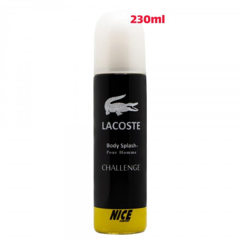 بادی اسپلش نایس پاپت مدل LACOSTE CHALLENGE حجم 230 میل