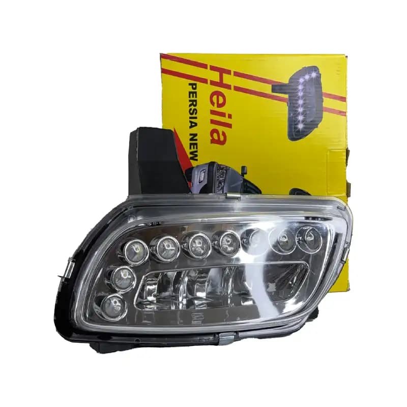 پرژکتور پژو پارس طرح دیلایت دار کروم