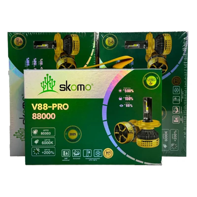 هدلایت LENZO مدلV88 پایه H1 — تصویر ۳