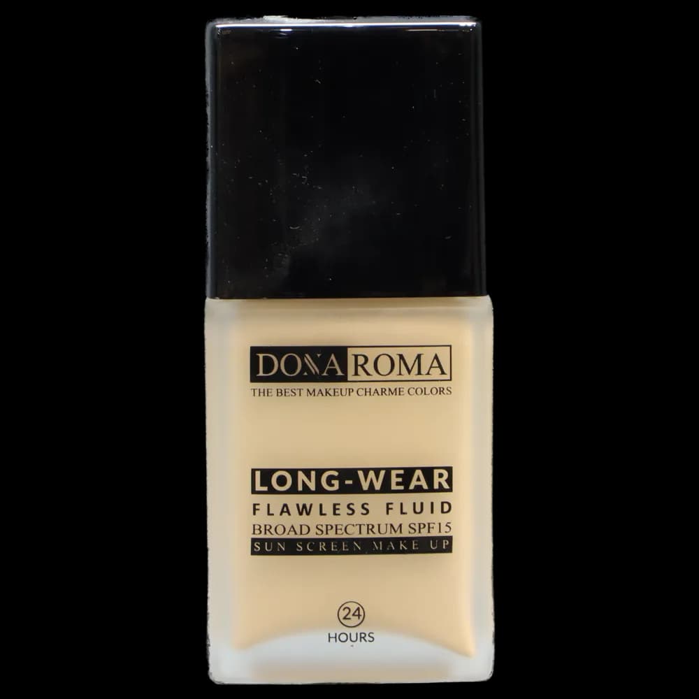 کرم پودر بادوام و ضدآفتاب دونا روما مدل Long-Wear