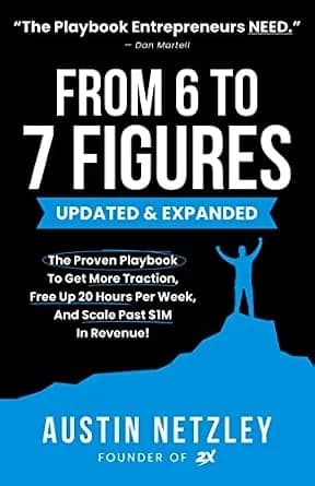 و دانلود نسخه کامل کتاب زبان اصلی From 6 To 7 Figures: The Proven Playbook To Get More Traction, Free Up 20 Hours Per Week, And Scale Past $1M In Revenue! | دانلود کتاب خارجی