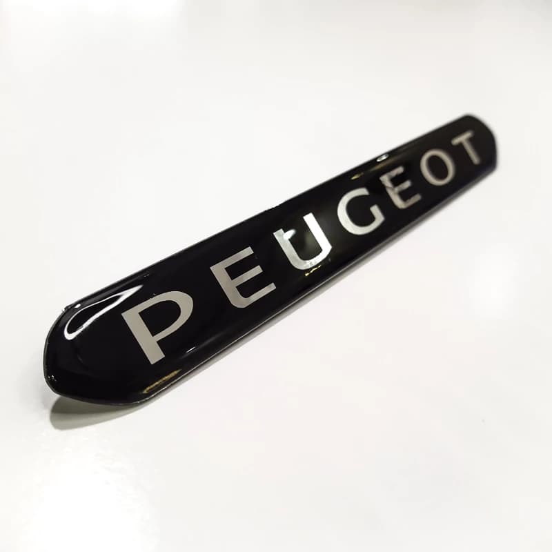 آرم ورد پلیت سپر جلو 206-207 ژله ای – نوشته peugeot — تصویر ۵