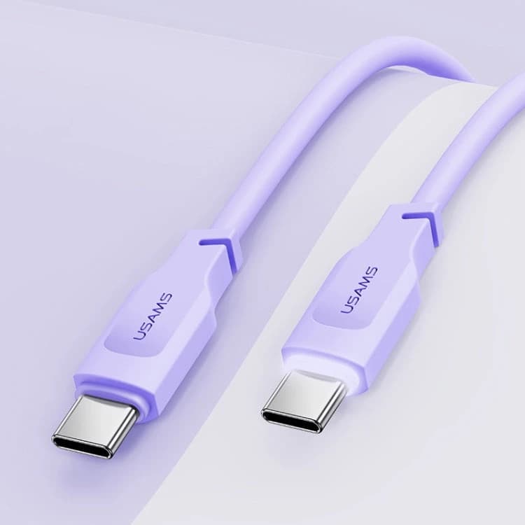 کابل تبدیل USB-C یوسمز مدل US-SJ567-100W طول 1.2 متر — تصویر ۳