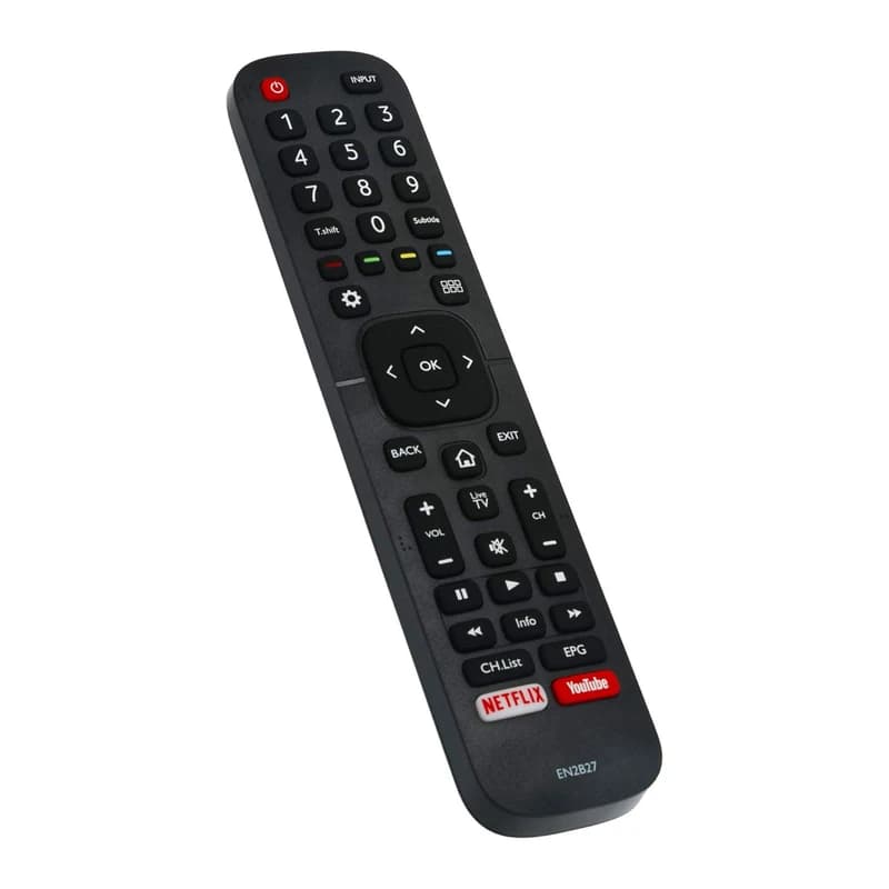 ریموت کنترل تلویزیون هایسنس مدل EN2B27 کد m20214 — تصویر ۲