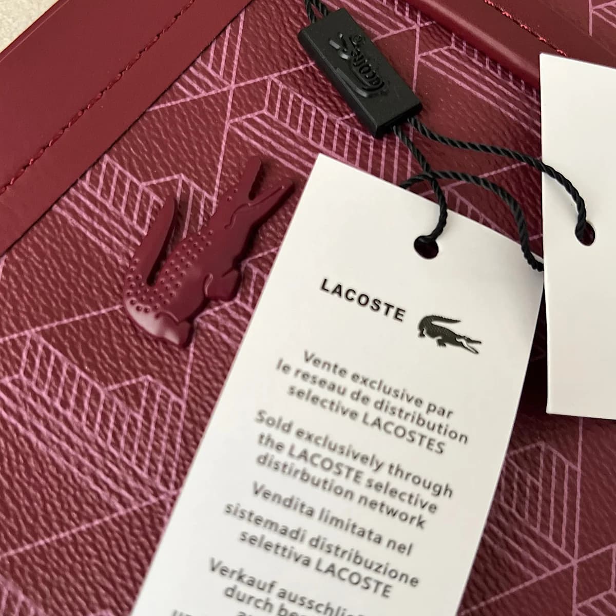 کیف لاگوست توت بگ Lacost Zely grained Winetasting Tote Bag — تصویر ۴