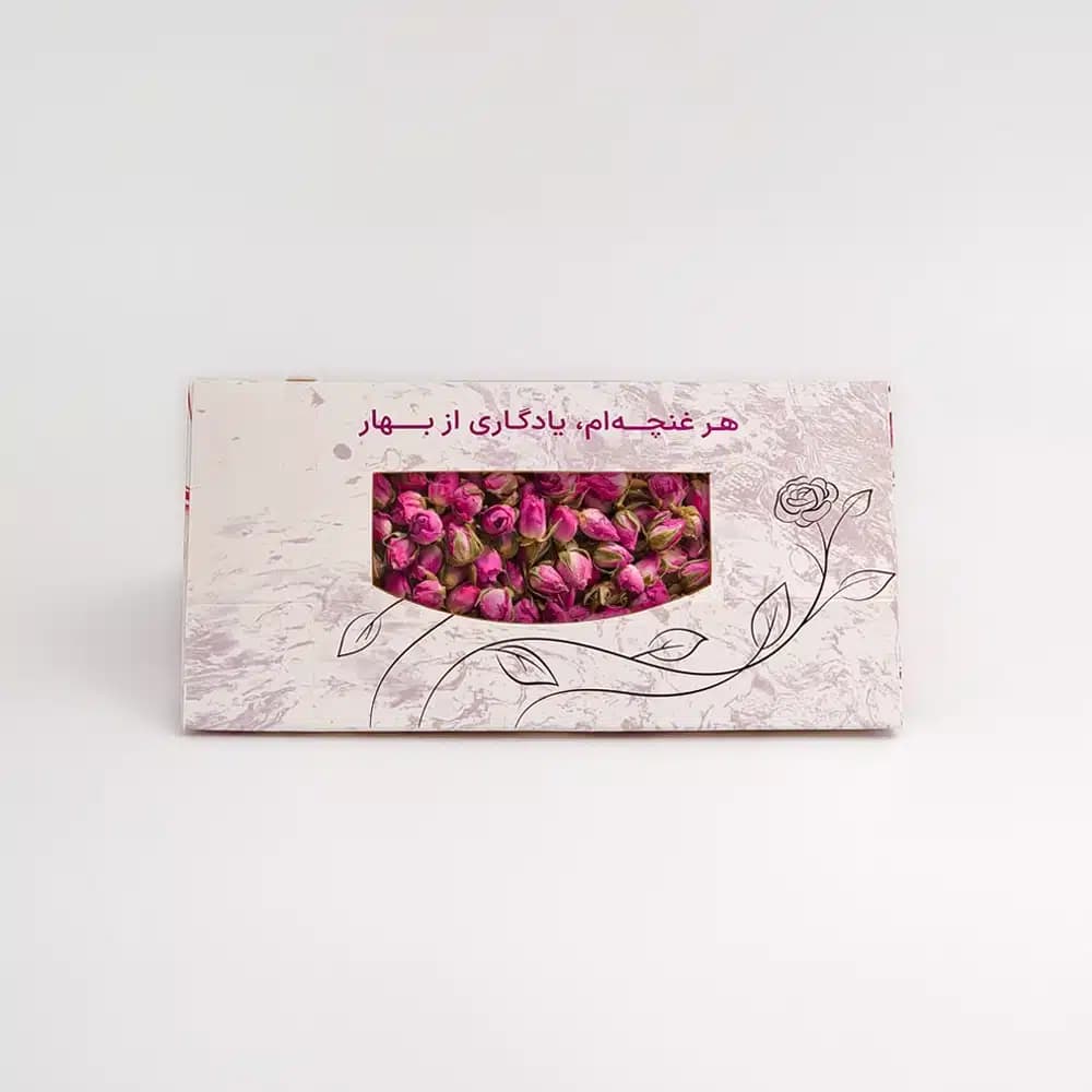 گل محمدی 150 گرمی در بستهبندی پاکتی — تصویر ۲