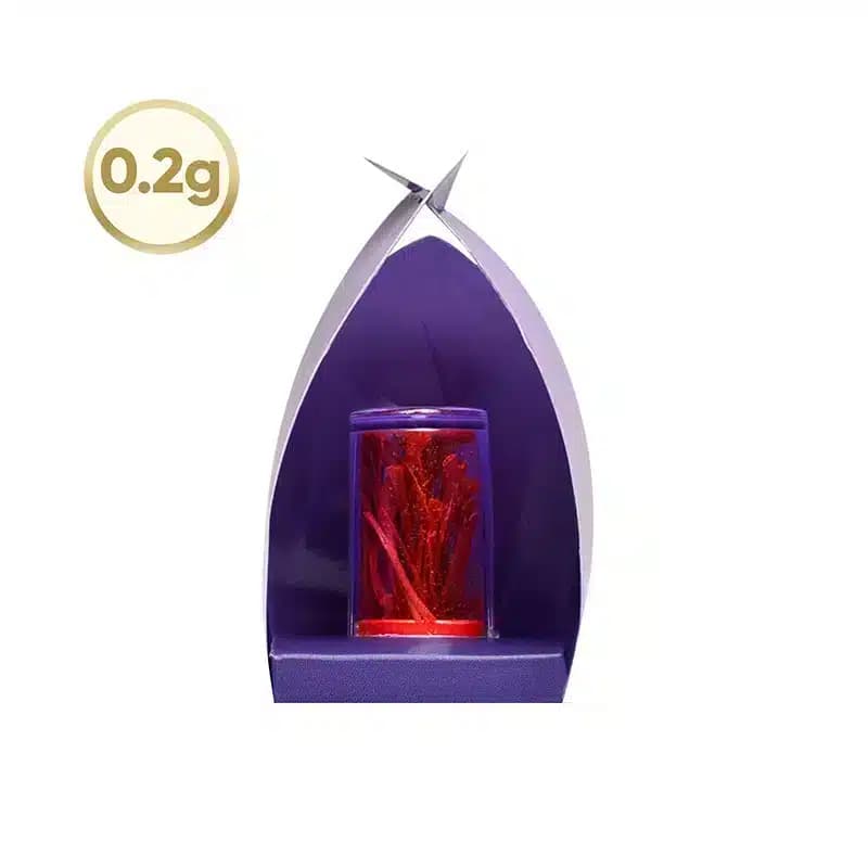 زعفران سرگل 0.2 گرمی در بسته بندی پاکتی