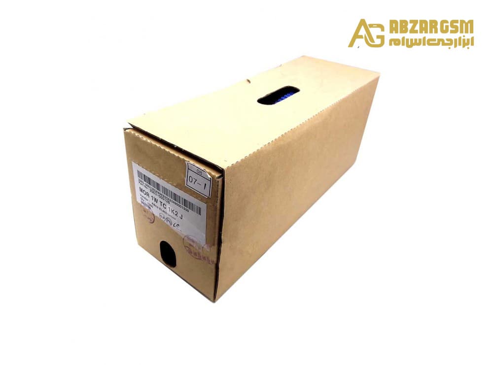 مقاومت متال اکسید 1.2K اهم 1W کره ای مارک ABCO سری MOR بسته 50 تایی — تصویر ۲