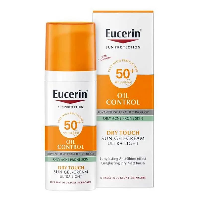 ضد آفتاب اوسرین پوست چرب Eucerin Oil Control Sun Gel-Cream SPF50 — تصویر ۲