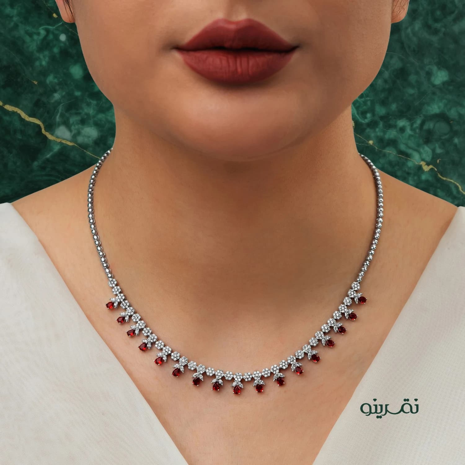 سرویس نقره زنانه فلاور مجلسی مدل SI F62 R — تصویر ۳