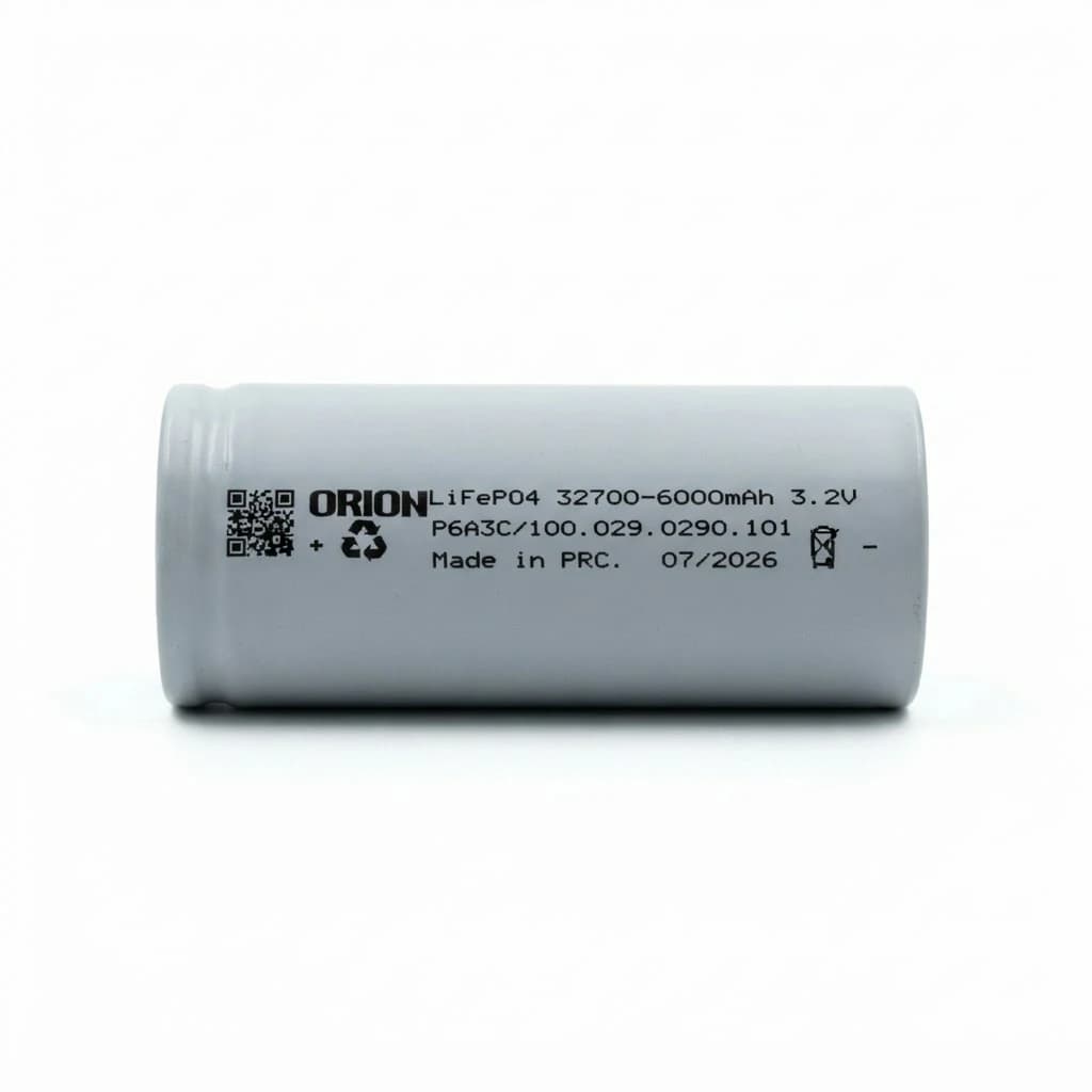 باتری لیتیوم فسفات ORION 32700 ظرفیت 6000 میلیآمپر — تصویر ۳