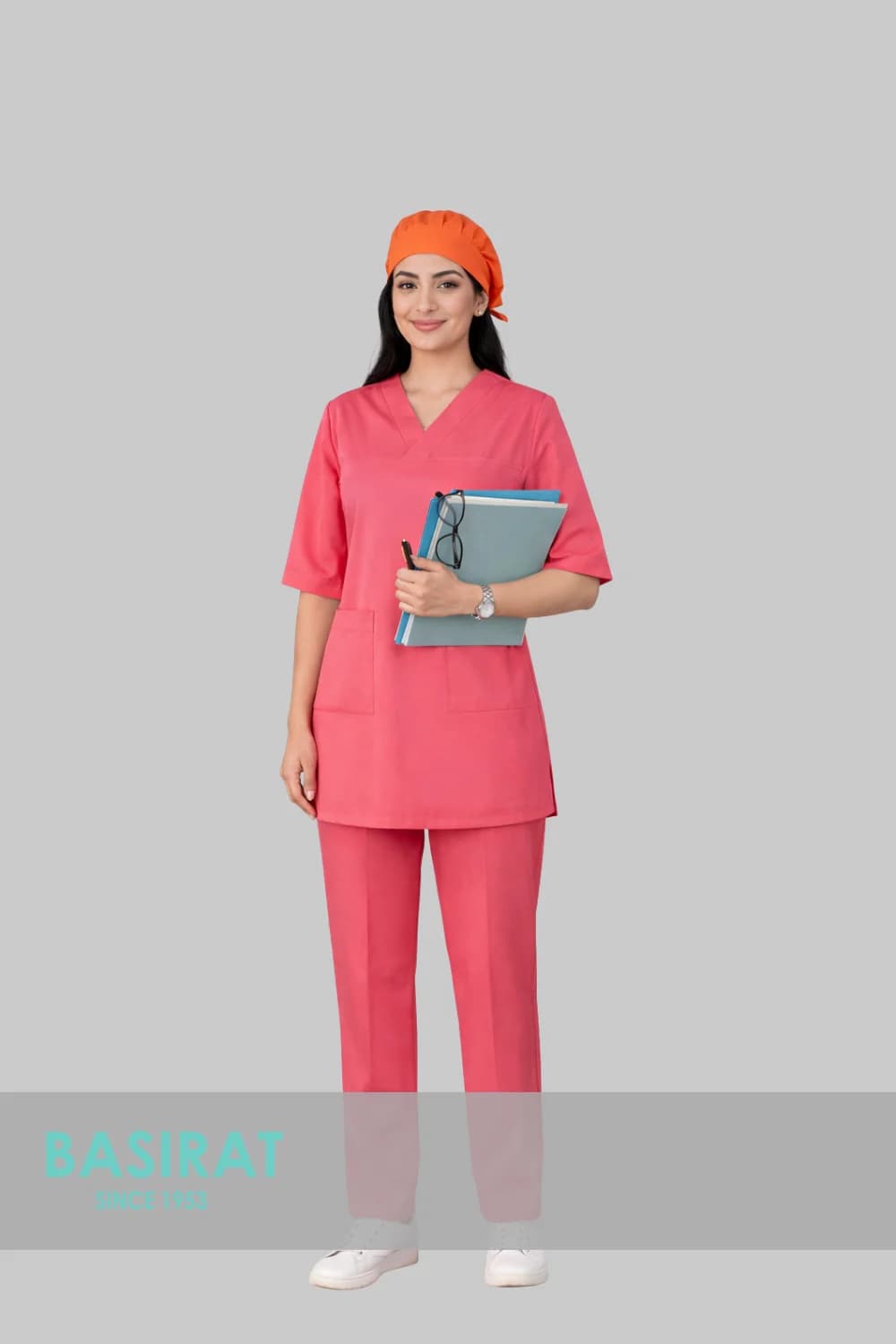 اسکراب زنانه اتاق عمل – سرخابی