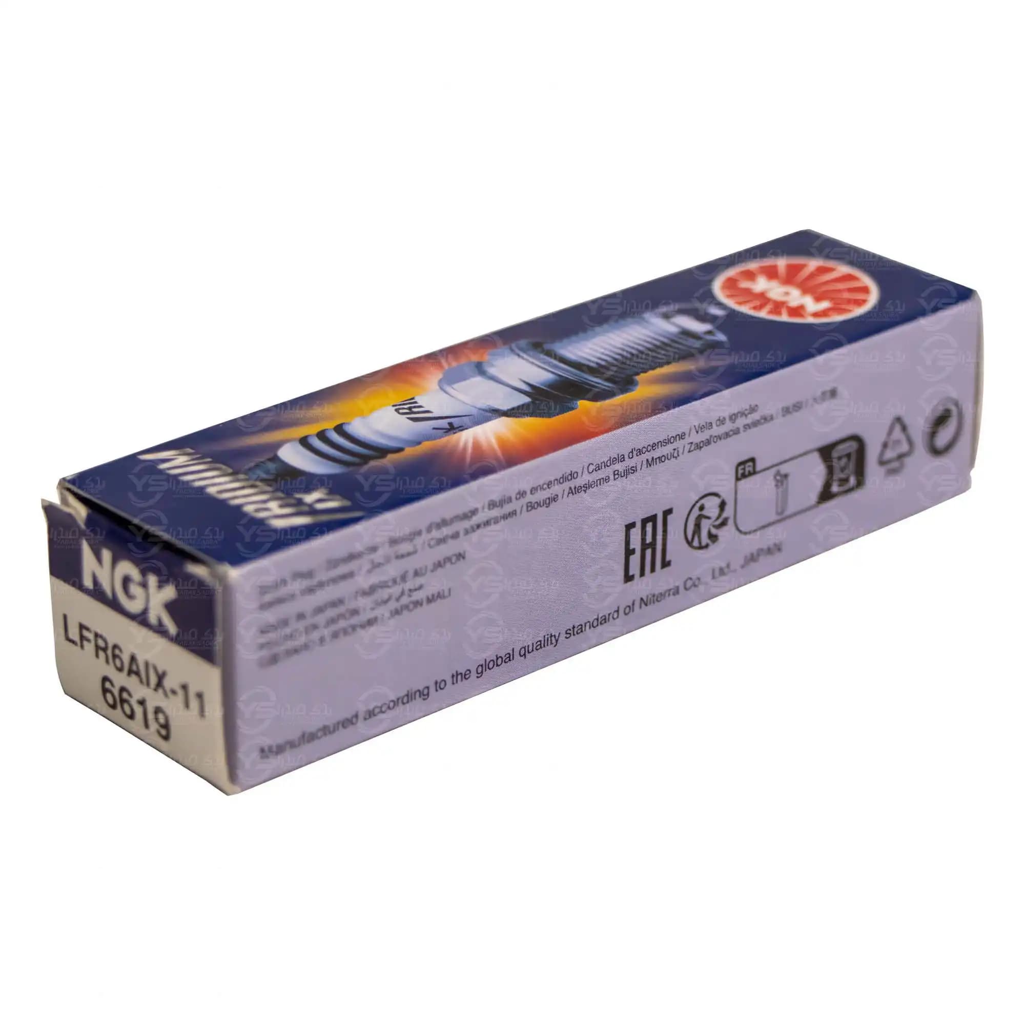 شمع سوزنی پایه بلند ایریدیوم ان جی کی 6619 LFR6AIX-11 — تصویر ۲