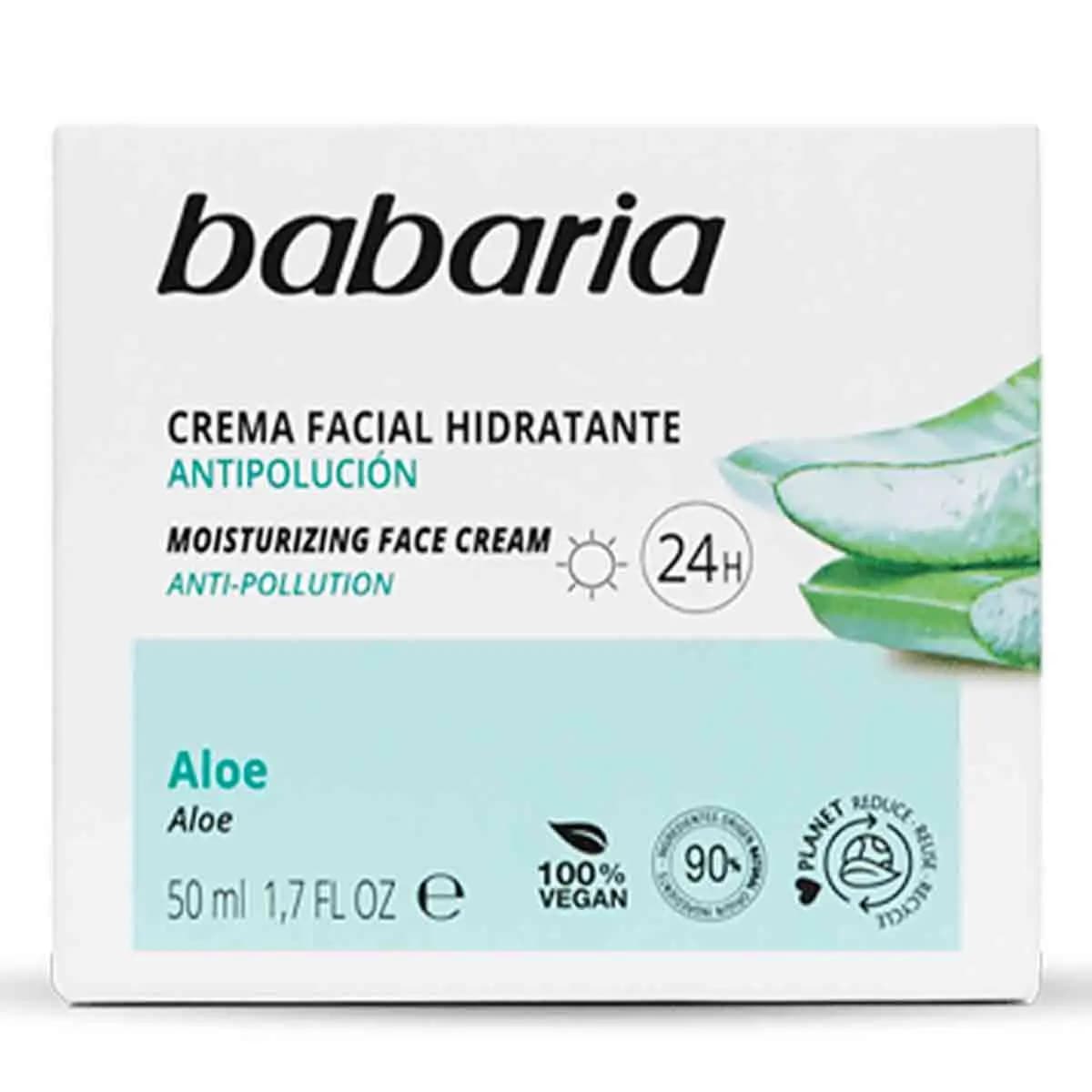 کرم مرطوب کننده و آبرسان 24 ساعت صورت باباریا 50 میل