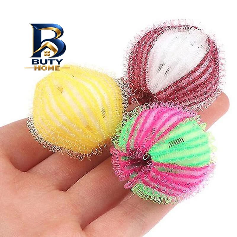 توپ پرزگیر ماشین لباسشویی مدل Washing Ball بسته ۶ عددی — تصویر ۳
