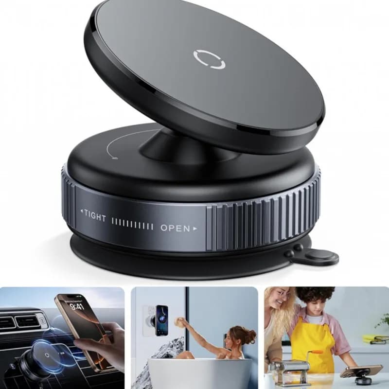 هولدر گوشی موبایل و تبلت وکیومی 360 درجه مدل K009+(گارانتی طلایی) — تصویر ۵