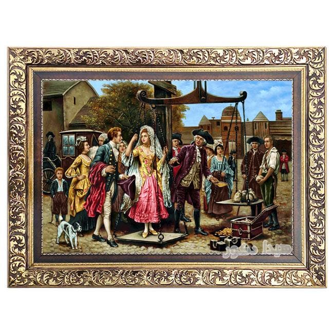 تابلو فرش ماشینی مهریه عروس – 3849