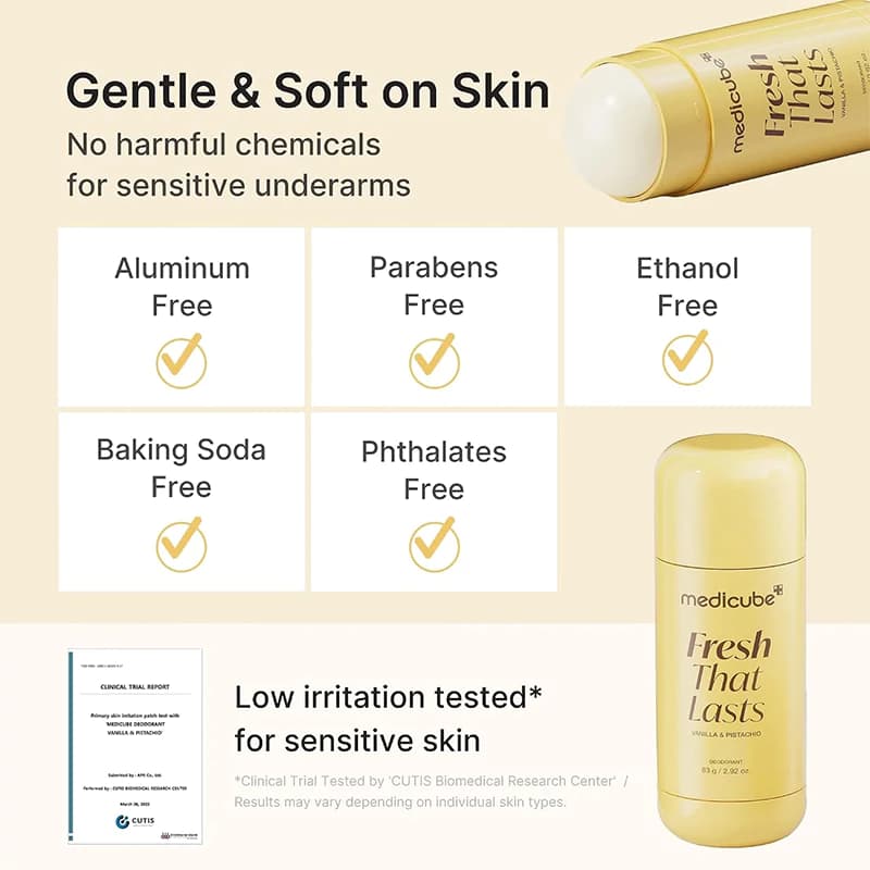 استیک دئودورانت فاقد آلومینیوم مدی کیوب FRESH THAT LASTS — تصویر ۴