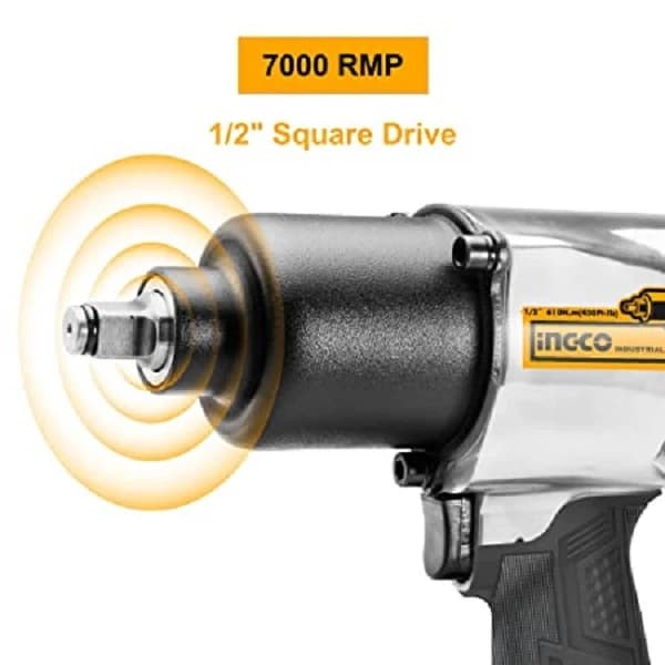 آچار بکس بادی حرفه ای 1/2 اینچ اینکو مدل AIW12562 — تصویر ۳