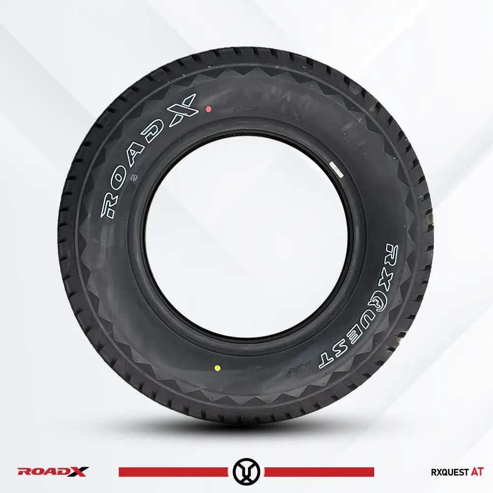 لاستیک رودکس سایز 225/70R16 مدل 2025-AT 6PR حروف سفید — تصویر ۲
