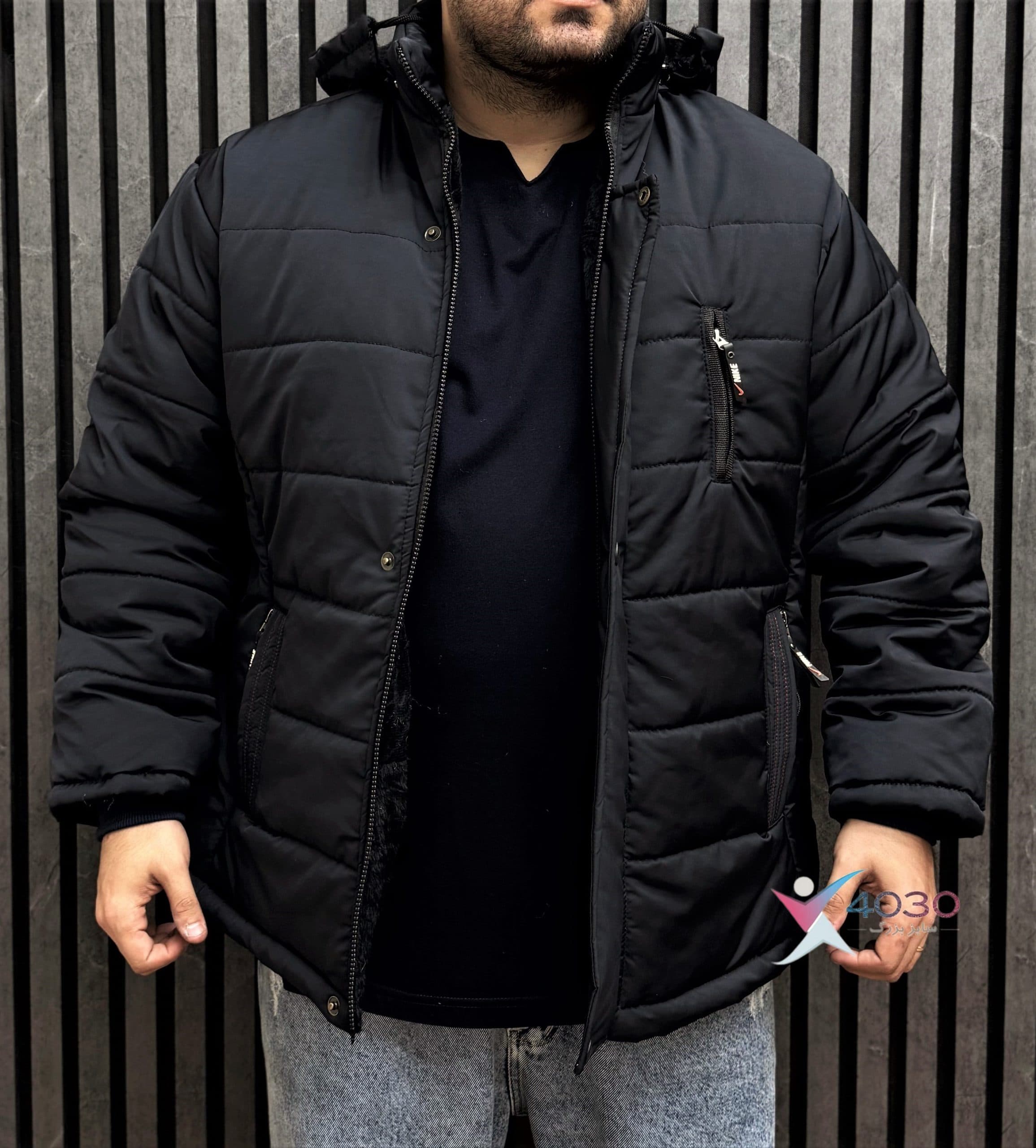 کاپشن BLACK سایزبزرگ ( 5269 ) — تصویر ۴