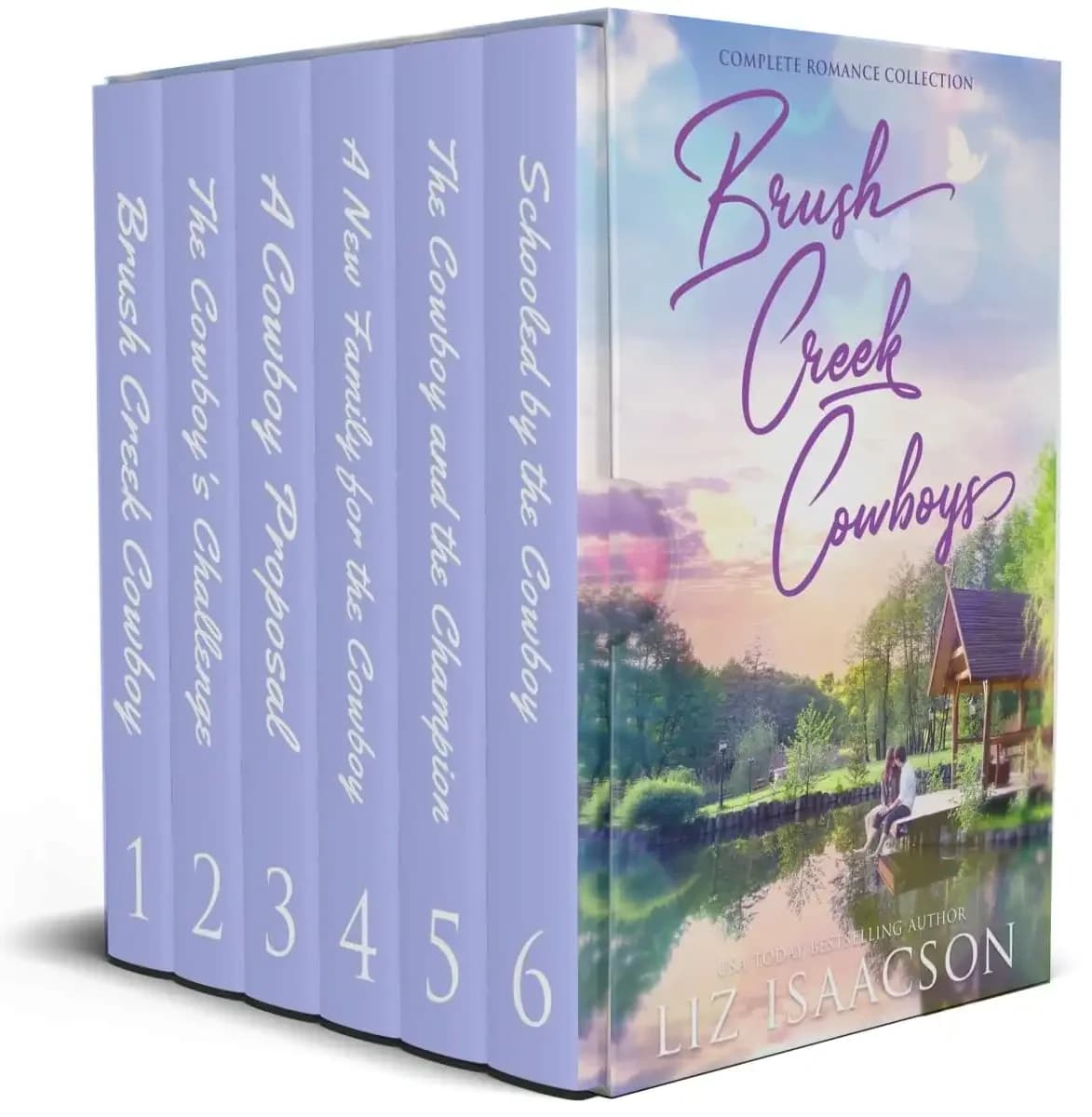 کتاب مجموعه کامل عاشقانه کابویهای بروش کریک (Brush Creek Cowboys Complete Romance Collection) نسخه انگلیسی PDF | لیز آیزاکسون