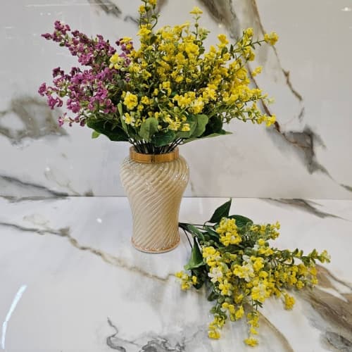 بوته گل شمشاد پفکی مصنوعی
