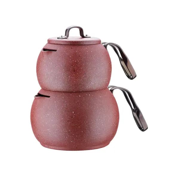 ست کتری و قوری گرانیتی کرکماز مدل کاملک A231 ا KORKMAZ Kettle and Teapot COMLEK A231