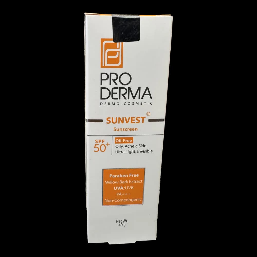 کرم ضد آفتاب پرودرما SPF50+ بیرنگ مخصوص پوست چرب و جوشدار حجم 40 گرم