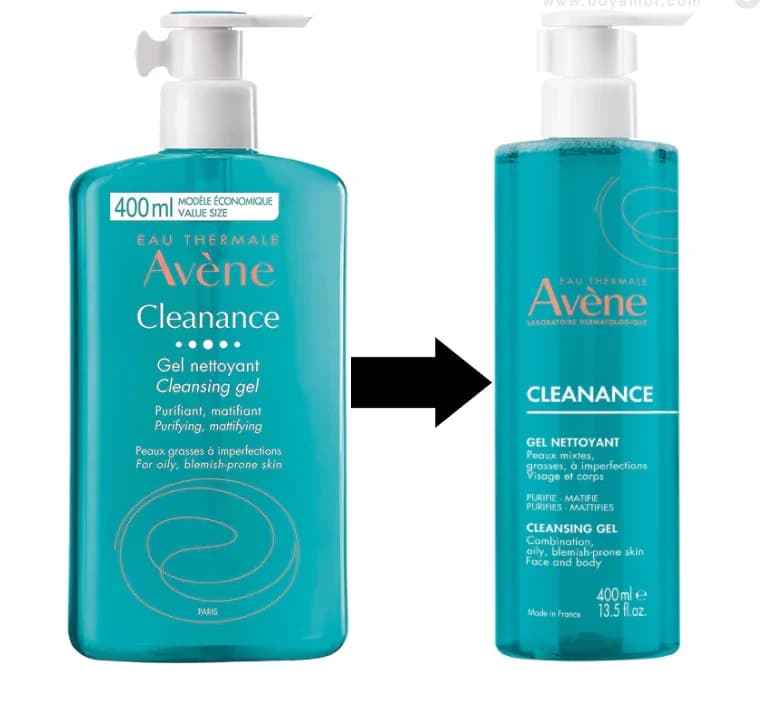 ژل شستشوی پوست چرب و مختلط اون 400 میل | EAvène Cleanance Gel For oily, blemish-prone skin — تصویر ۲