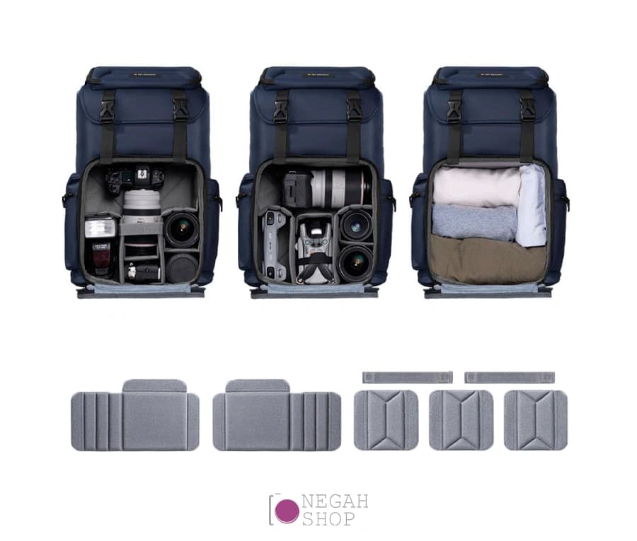 کیف کوله پشتی دوربین بتا K&F مدل KF13.098V1 22L — تصویر ۵