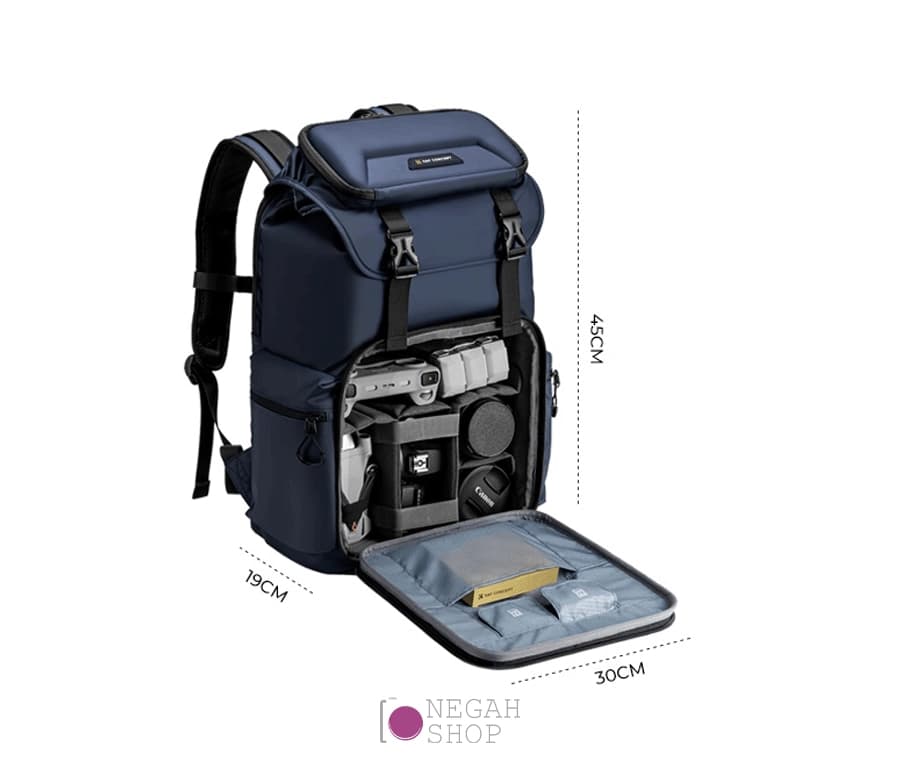 کیف کوله پشتی دوربین بتا K&F مدل KF13.098V1 22L — تصویر ۴