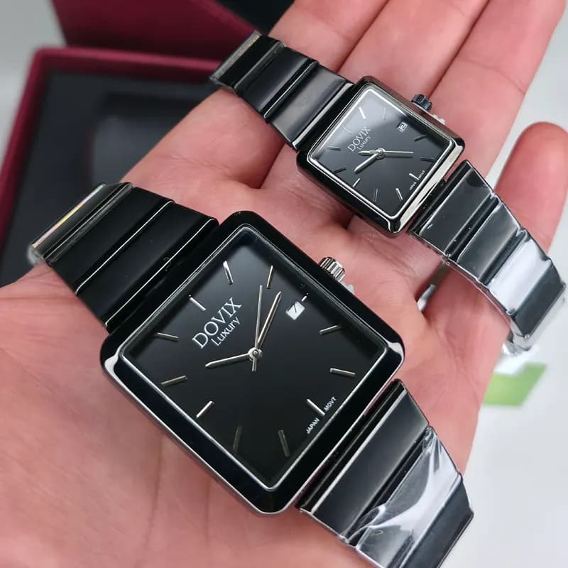 ساعت مچی ست داویکس آلمان اورجینال تمام مشکی مدل DV241015 — تصویر ۵