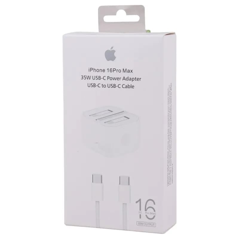 شارژر و کابل گوشی اپل مدل iPhone 16 Pro Max ظرفیت ۳۵ وات (بالاترین کیفیت) + (گارانتی طلایی) — تصویر ۶