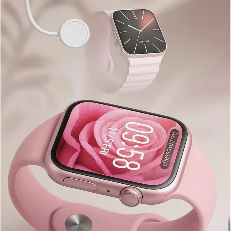 ساعت هوشمند Wisme-X51 mini سایز 36MM (دارای ۳ عدد بند) + (گارانتی طلایی) — تصویر ۷