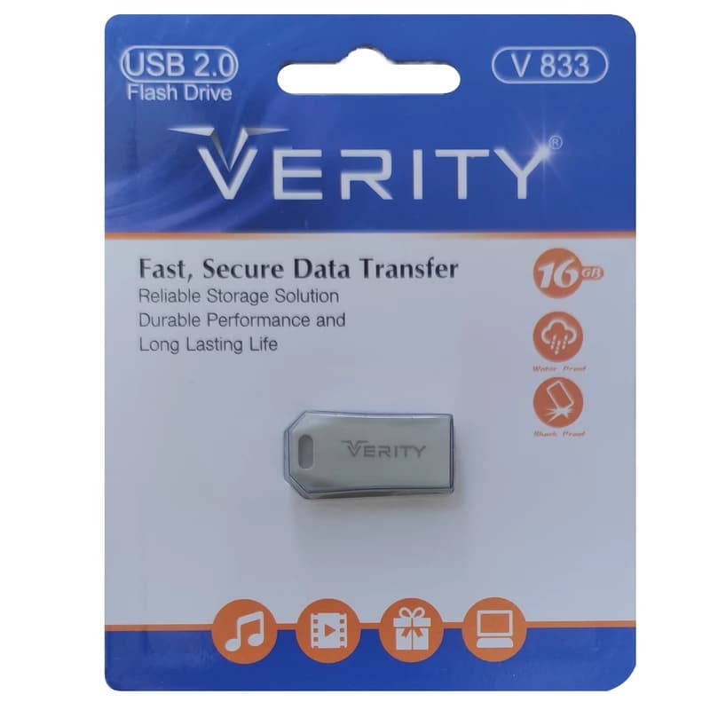 فلش مموری وریتی مدل V833 ظرفیت 16 گیگابایت — تصویر ۲