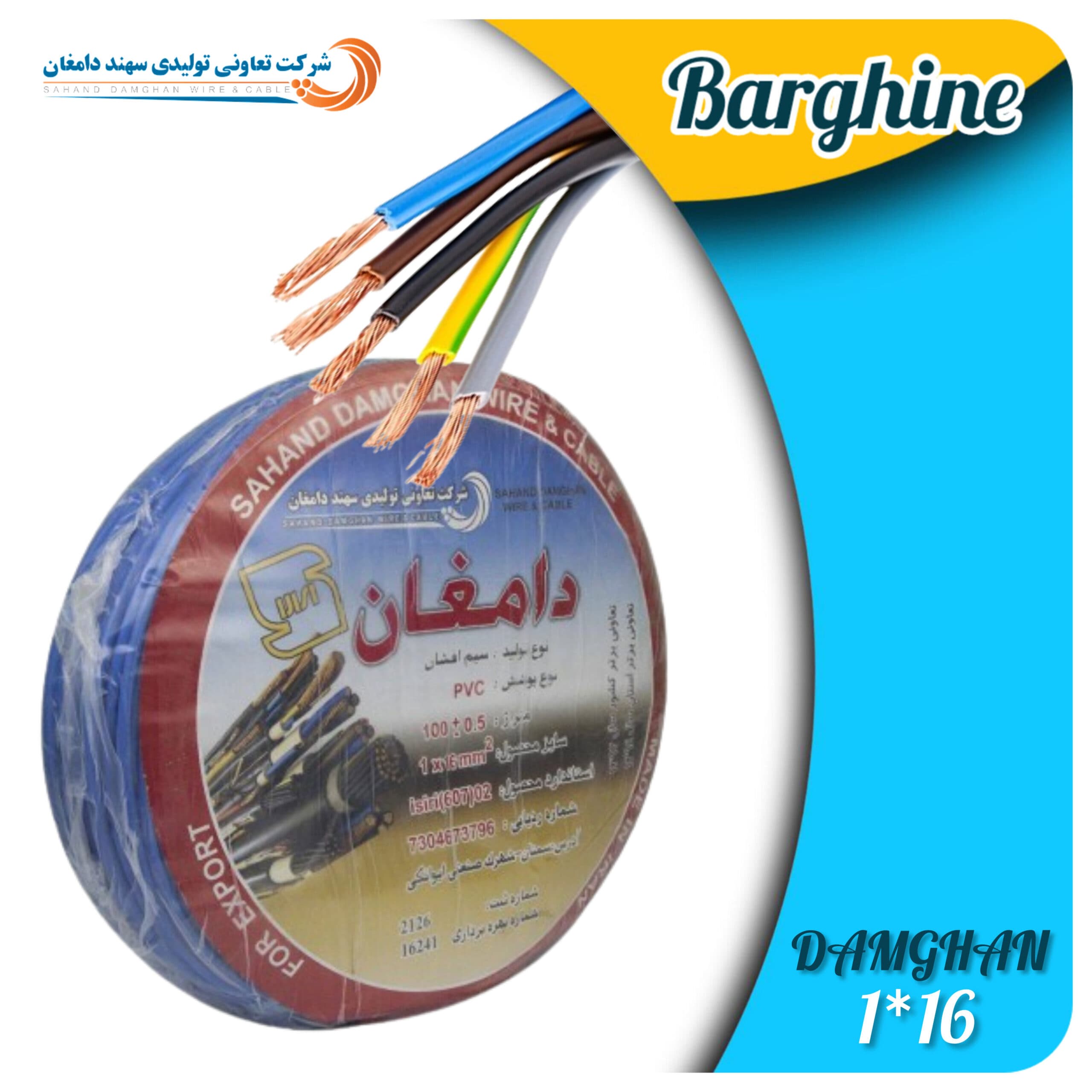 سیم 16*1 افشان دامغان