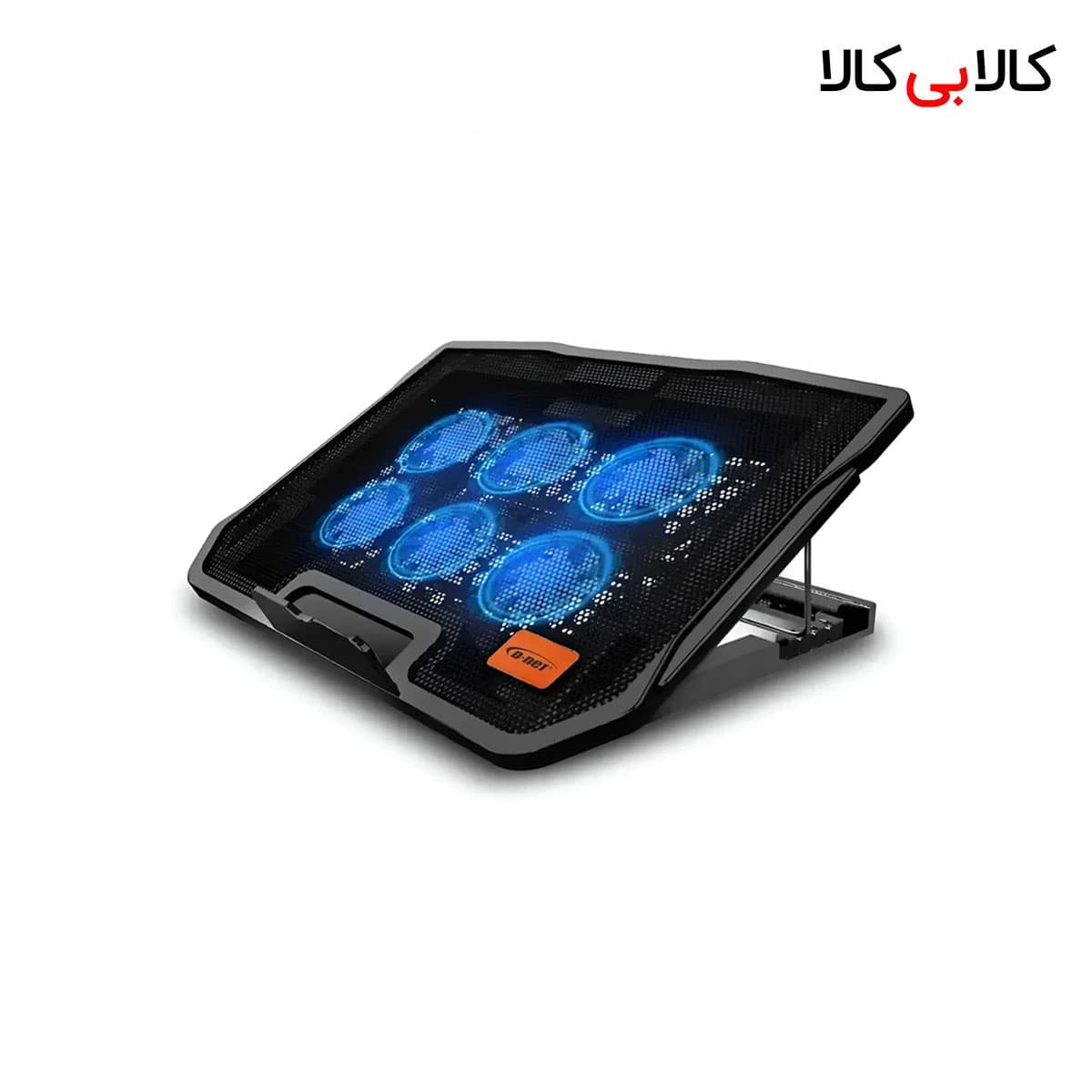 پایه خنک کننده لپ تاپ 6 فن دی نت ( D−net ) مدل H9 (پشتیبانی تا 17 اینچ)
