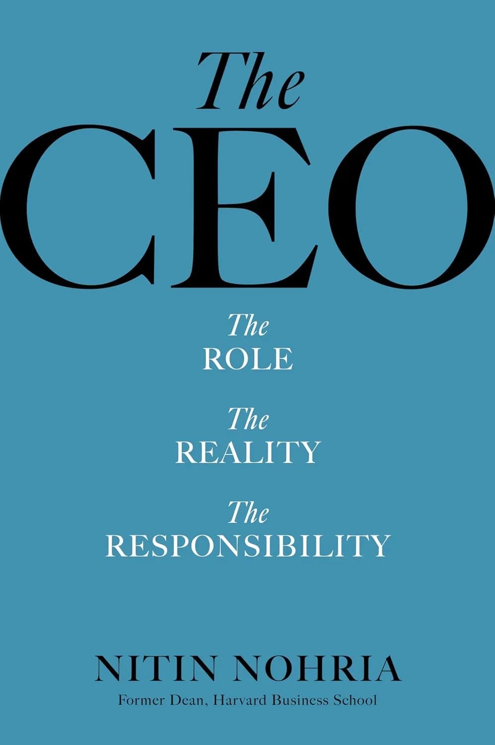 و دانلود نسخه کامل کتاب The CEO: The Role, the Reality, the Responsibility – PDF