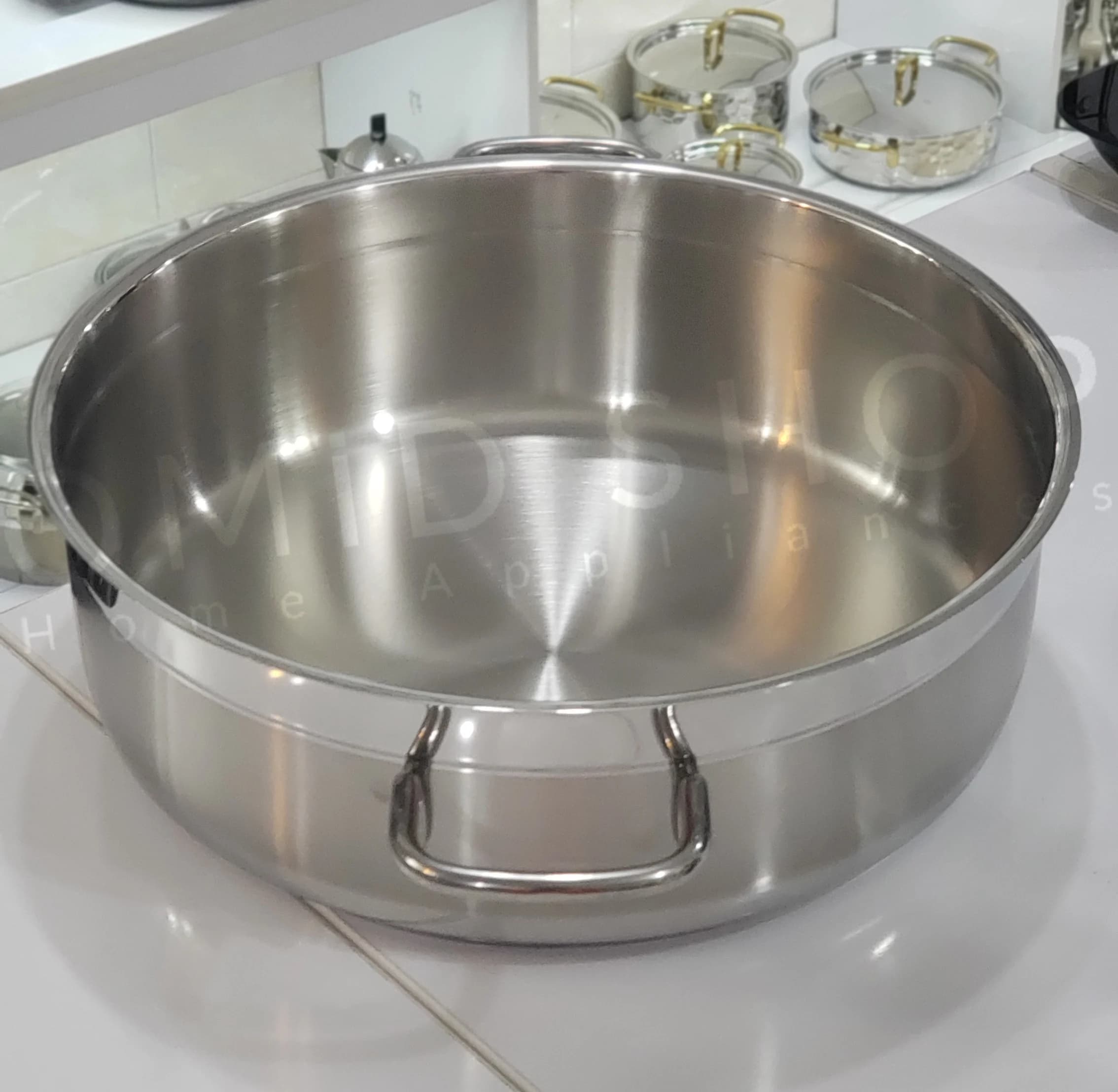 تابه کرکماز مدل آلفا A1030 ا Korkmaz Alfa 30×10 cm Short Casserole A1030 — تصویر ۳