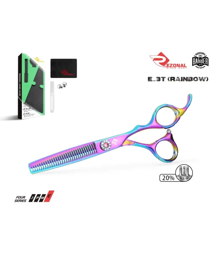 قیچی پیتاژ 6 اینچ رزونال E3T هفت رنگ