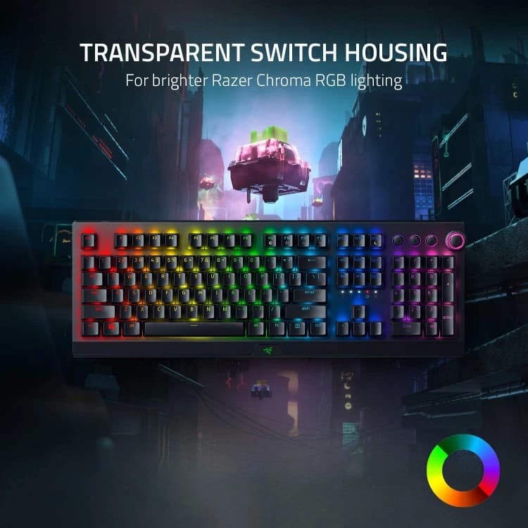 کیبورد مخصوص بازی بی سیم ریزر مدل V3 Pro switches — تصویر ۳