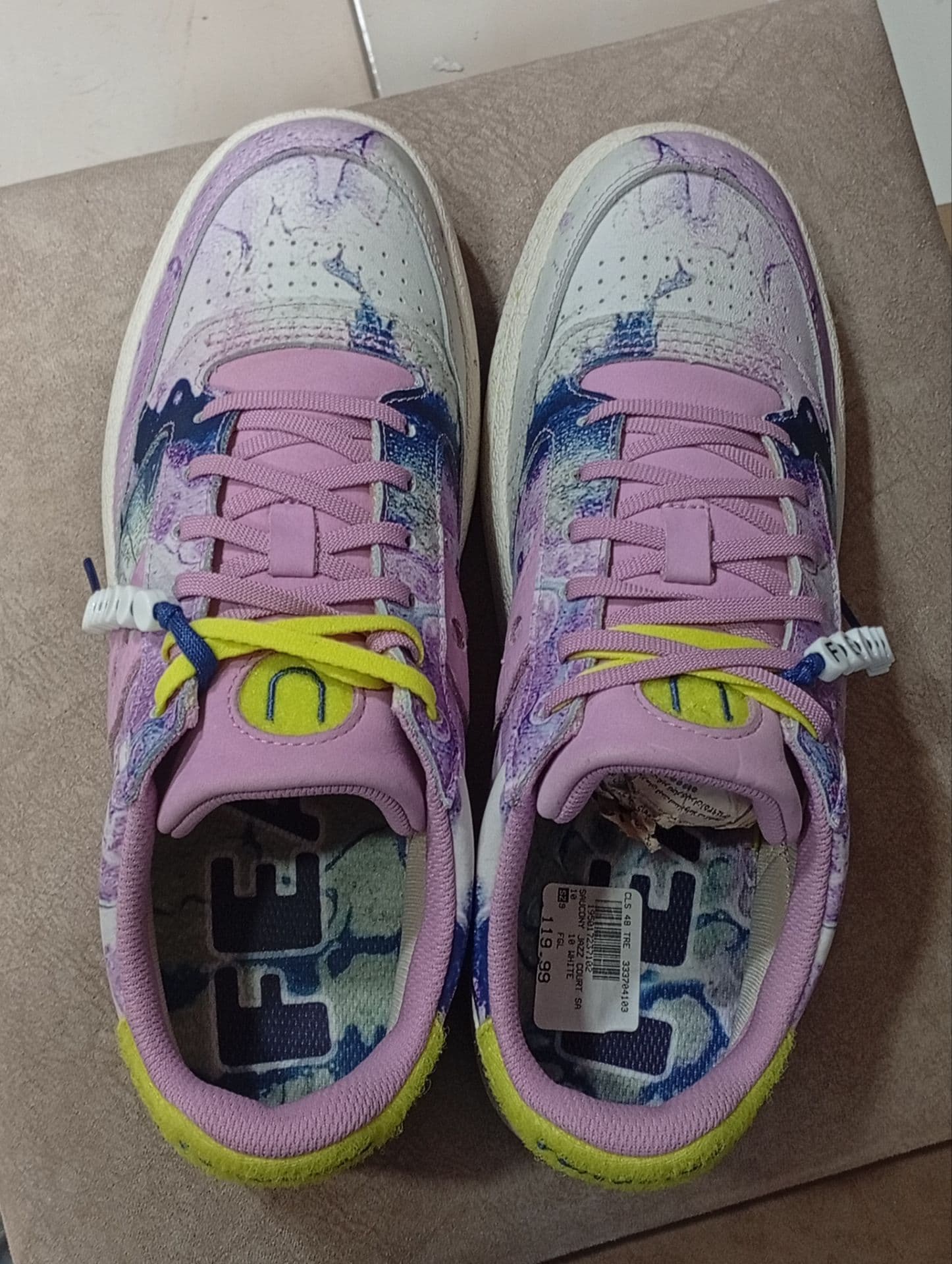 کتونی مردانه Saucony مدل Jazz Court Safira X Sick Kids — تصویر ۳
