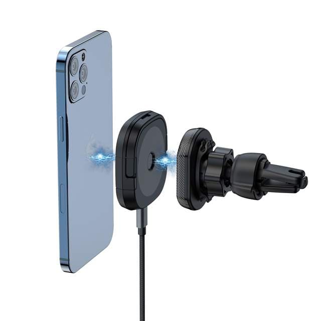 شارژر بی سیم و هولدر دریچه کولری 15W بودی مدل WL3800XB با گارانتی 18 ماهه (6 ماه تعویض) — تصویر ۶