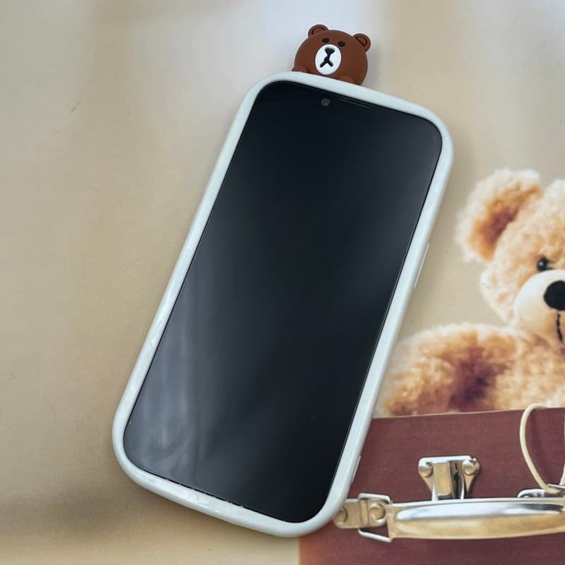 قاب گوشی Redmi Note 9 / Redmi 10X شیائومی Toy Friend عروسکی برجسته ضد ضربه محافظ لنز دار طرح تدی کد 161562 — تصویر ۲