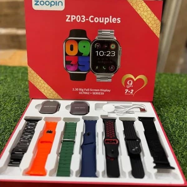 ساعت هوشمند ZOOPIN مدل ZP03 (فروش عمده پک های 2 عددی)