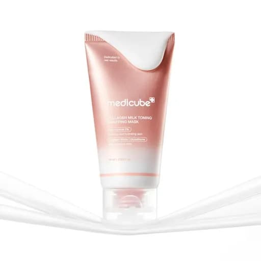 ماسک صورت کلاژن شیر روشن کننده مدی کیوب | Collagen Milk — تصویر ۳