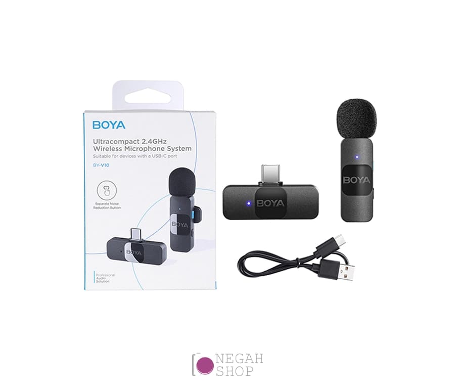 میکروفون بی سیم Boya BY-V10 Type-C — تصویر ۴