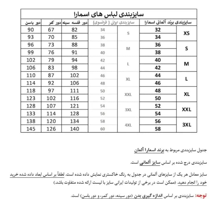کاپشن زنانه اسمارا مدل E1077 رنگ شیری — تصویر ۵