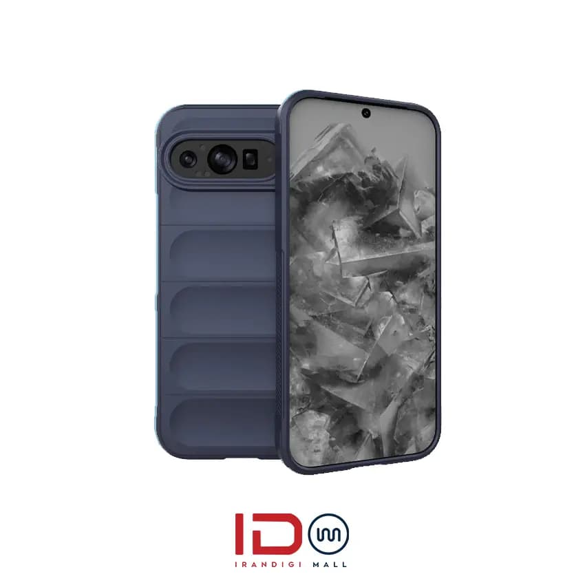 قاب سیلیکونی گوشی گوگل GOOGLE PIXEL 9 Pro XL مدل Magic Shield رنگ آبی تیره
